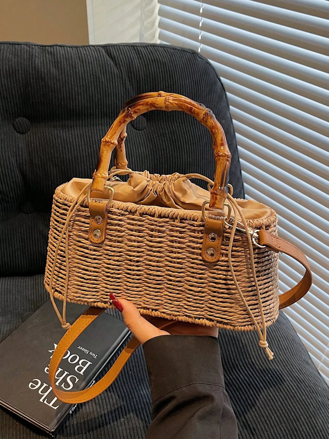 Shein - 2026 Summer New Woven Handbag For Women
