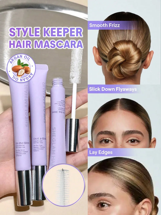 SHEGLAM Hair On The Glow Style Keeper Hair Mascara, Frizz & Flyaway Hair Taming Wand