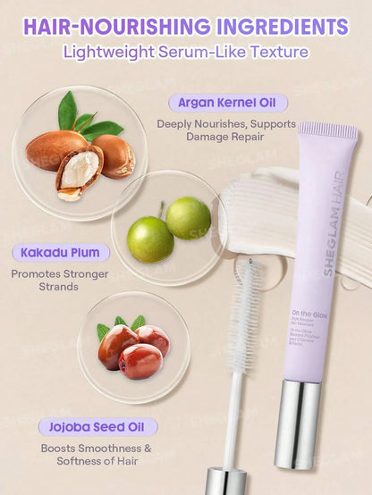 SHEGLAM Hair On The Glow Style Keeper Hair Mascara, Frizz & Flyaway Hair Taming Wand