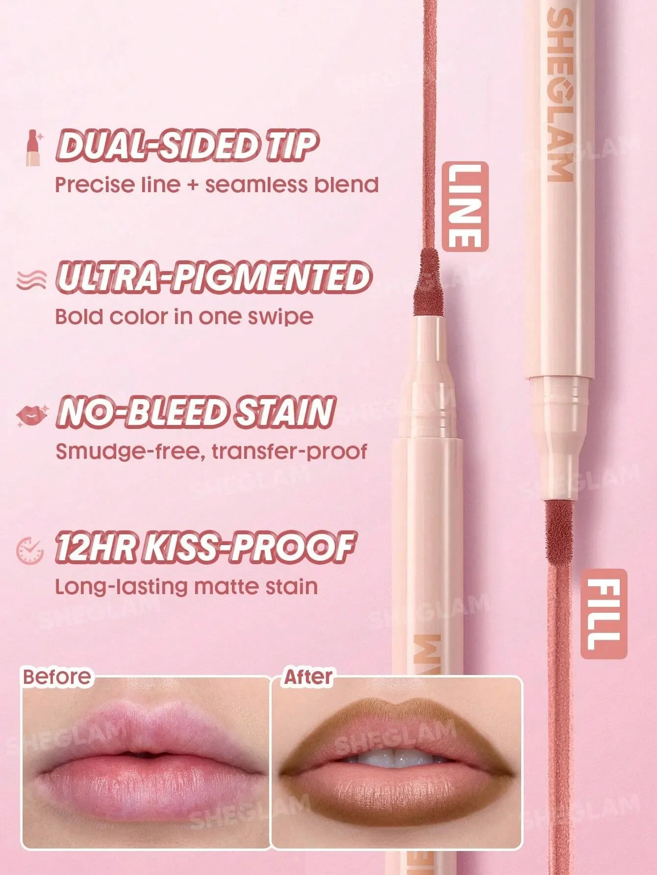 SHEGLAM True Stain Liquid Lip Liner