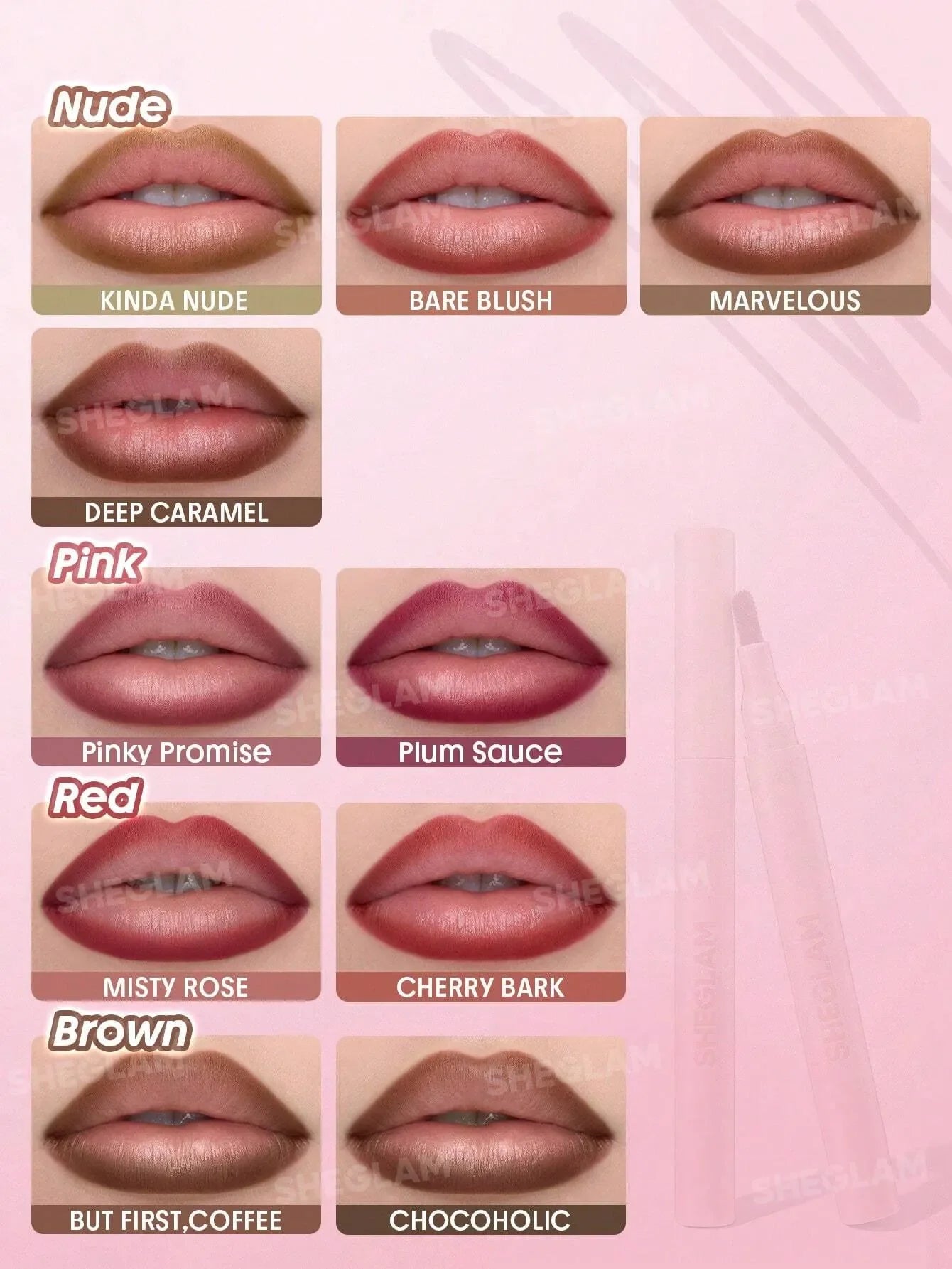 SHEGLAM True Stain Liquid Lip Liner