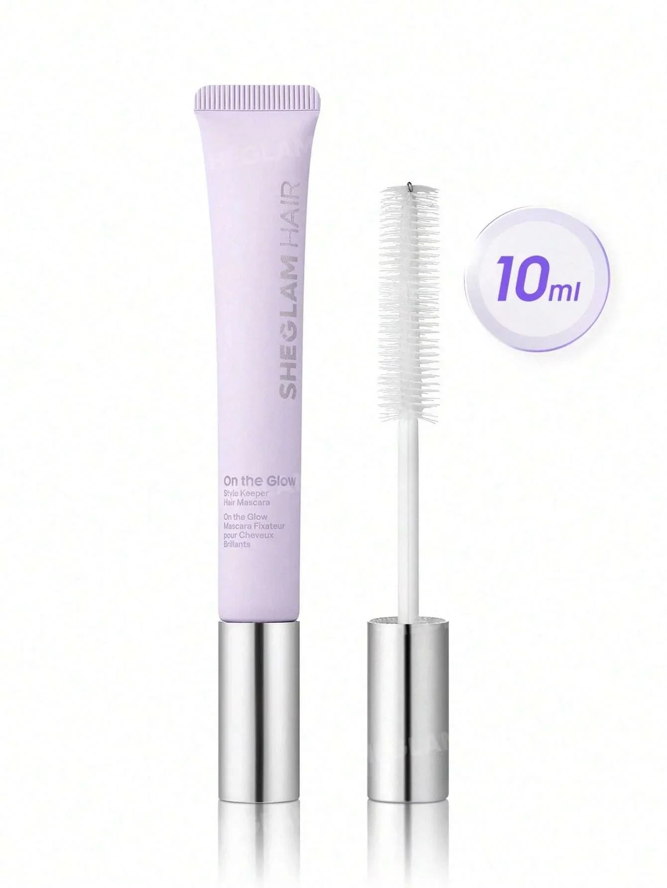 SHEGLAM Hair On The Glow Style Keeper Hair Mascara, Frizz & Flyaway Hair Taming Wand
