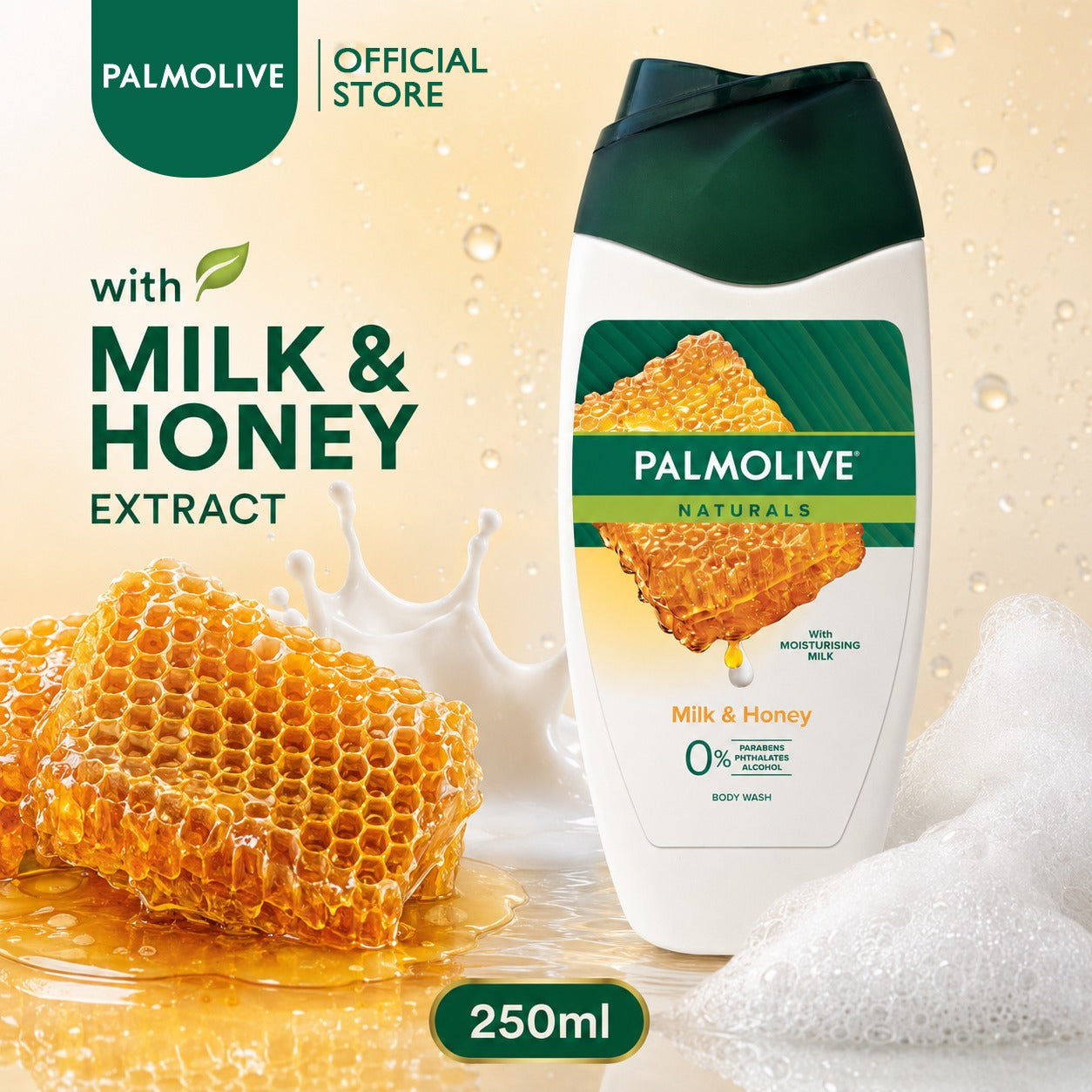Palmolive Body Wash Milk+Honey 250ML