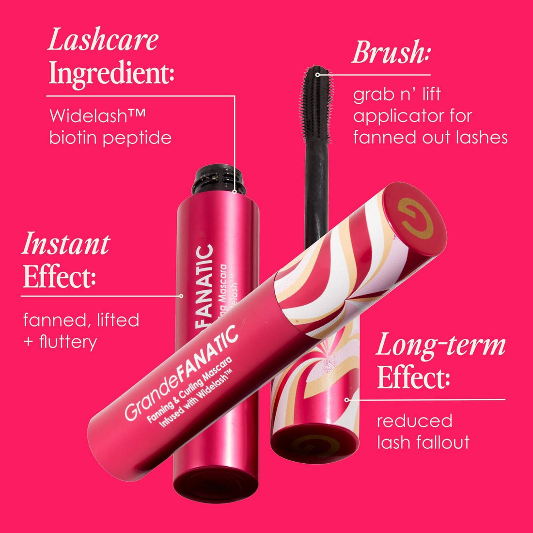 Grande Cosmetics - Grandefanatic Fanning & Curling Mascara 2.5g