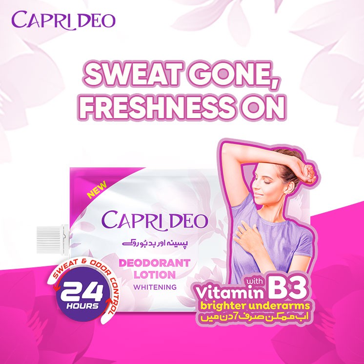 Capri - Deo Lotion Whitening Female - FOC